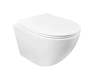 Комплект унитаза с инсталляцией Azario AZ-8010-1000+AZ-0046 SP цвет Белый с сиденьем Микролифт-1