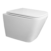 Комплект унитаза Azario AZ-0052-UQ3 с инсталляцией Grohe Rapid 38772001 цвет Белый с сиденьем Микролифт и клавишей смыва цвет Хром-2