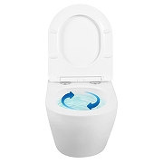 Комплект унитаза с инсталляцией Azario AZ-100-100F+87266 цвет Белый с сиденьем Микролифт-16