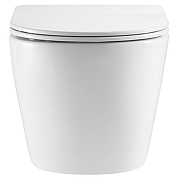 Комплект унитаза с инсталляцией Azario AZ-100-100F+AZ-0046-UQ3+AZ-100-002F цвет Белый с сиденьем Микролифт и клавишей смыва цвет Хром глянцевый-8