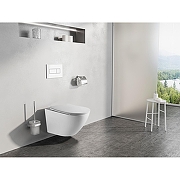 Комплект унитаза с инсталляцией Azario AZ-100-100F+AZ-0046-UQ3+AZ-100-002F цвет Белый с сиденьем Микролифт и клавишей смыва цвет Хром глянцевый-14