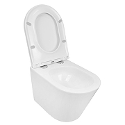 Комплект унитаза с инсталляцией Azario AZ-100-100F+AZ-0053-UQ3 цвет Белый с сиденьем Микролифт-8