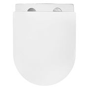 Комплект унитаза с инсталляцией Azario AZ-100-100F+AZ-2380+AZ-100-020F цвет Белый с сиденьем Микролифт и клавишей смыва цвет Хром глянцевый-12