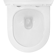 Комплект унитаза с инсталляцией Azario AZ-100-100F+AZ-2380+AZ-100-020F цвет Белый с сиденьем Микролифт и клавишей смыва цвет Хром глянцевый-15