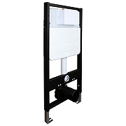 Комплект унитаза с инсталляцией Azario AZ-100-100F+AZ-2380+AZ-100-030F цвет Белый с сиденьем Микролифт и клавишей смыва цвет Хром глянцевый-1