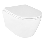 Комплект унитаза с инсталляцией Azario AZ-100-100F+AZ-2380+AZ-100-030F цвет Белый с сиденьем Микролифт и клавишей смыва цвет Хром глянцевый-7