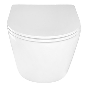 Комплект унитаза с инсталляцией Azario AZ-100-100F+AZ-2380+AZ-100-030F цвет Белый с сиденьем Микролифт и клавишей смыва цвет Хром глянцевый-18