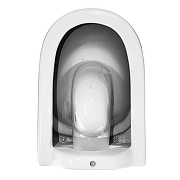 Комплект унитаза с инсталляцией Azario AZ-100-100F+AZ-2380+AZ-100-030F цвет Белый с сиденьем Микролифт и клавишей смыва цвет Хром глянцевый-21