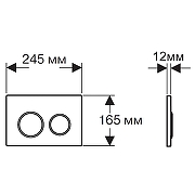 Комплект унитаза с инсталляцией Azario AZ-100-100F+AZ-2380+AZ-100-030F цвет Белый с сиденьем Микролифт и клавишей смыва цвет Хром глянцевый-27