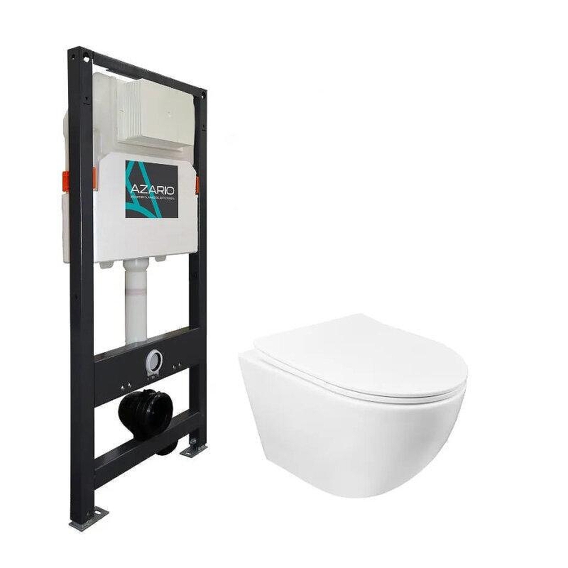 Комплект унитаза с инсталляцией Azario AZ-501A+AZ-0046SP 
