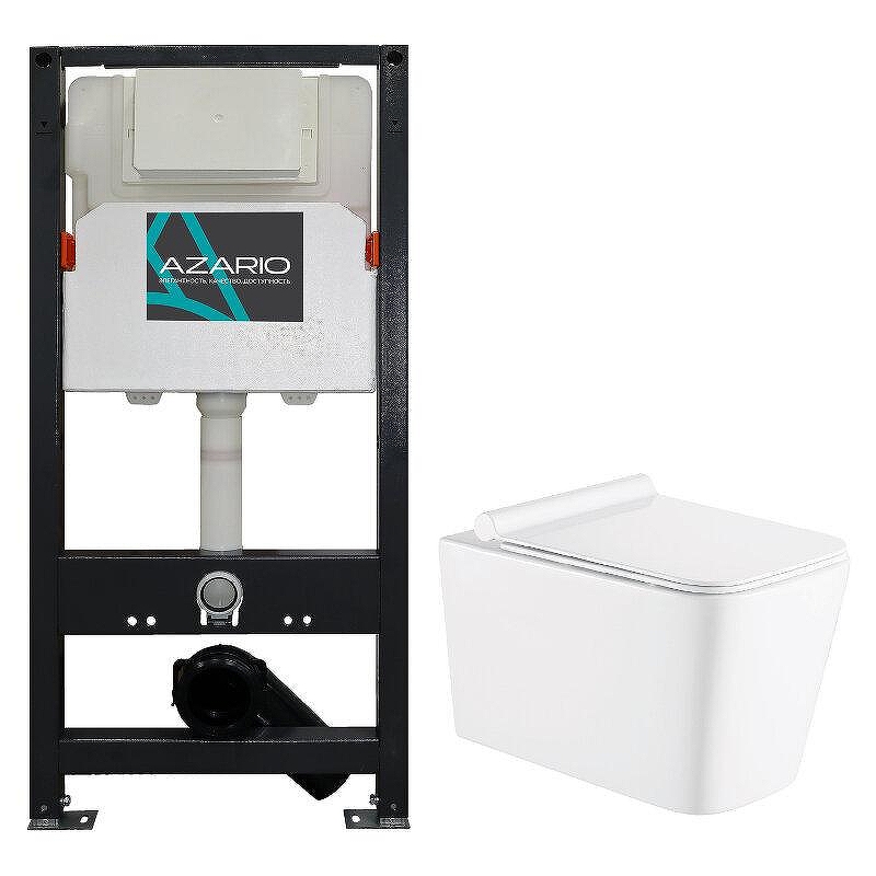 Комплект унитаза с инсталляцией Azario Mona AZ-501A+AZ-0057 