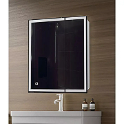 Зеркальный шкаф Azario Minio 70 L CS00075842 с подсветкой цвет Белый-2