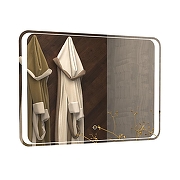 Зеркало Azario 100 CS00064488 с подсветкой с сенсорным выключателем