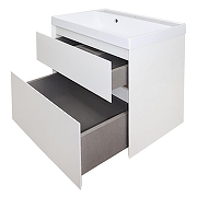 Тумба с раковиной Azario Velluto 60 CS00088601 подвесная цвет Белый матовый-1