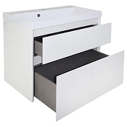 Тумба с раковиной Azario Velluto 70 CS00088602 подвесная цвет Белый матовый-1