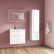 Тумба с раковиной Azario Velluto 80 CS00088603 подвесная цвет Белый матовый-12