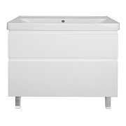 Тумба с раковиной Azario Мила 90 CS00089953 цвет Белый