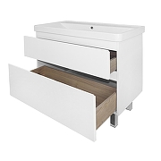 Тумба с раковиной Azario Мила 90 CS00089953 цвет Белый-2