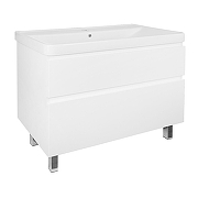 Тумба с раковиной Azario Мила 100 CS00089954 цвет Белый