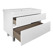 Тумба с раковиной Azario Мила 100 CS00089954 цвет Белый-1