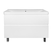Тумба с раковиной Azario Мила 100 CS00089954 цвет Белый-2