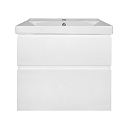 Тумба с раковиной Azario Мила 60 CS00091362 подвесная цвет Белый матовый