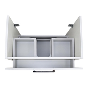 Тумба с раковиной Azario Ника 70 CS00092801 подвесная цвет Белый глянцевый-3