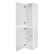 Шкаф пенал Azario Эстима 35 L CS00094556 подвесной цвет Белый глянцевый-1