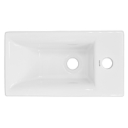 Тумба с раковиной Azario Эстима 40 L CS00094576 подвесная цвет Белый-5