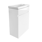 Тумба с раковиной Azario Эстима 40 R CS00094578 подвесная цвет Белый