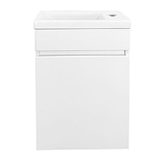 Тумба с раковиной Azario Эстима 40 R CS00094578 подвесная цвет Белый-2