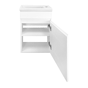 Тумба с раковиной Azario Эстима 40 R CS00094578 подвесная цвет Белый-3