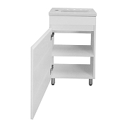 Тумба с раковиной Azario Эстима 40 L CS00094579 цвет Белый-3