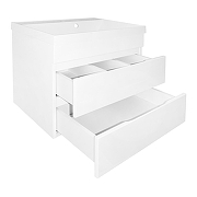 Тумба с раковиной Azario Эстима 60 CS00094582 подвесная цвет Белый глянцевый-3