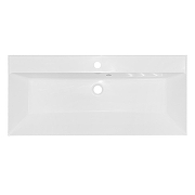 Тумба с раковиной Azario Эстима 100 CS00094585 подвесная цвет Белый глянцевый-6