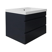 Тумба с раковиной Azario Эстима 60 CS00094587 подвесная цвет Графит