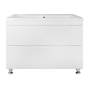 Тумба с раковиной Azario Эстима 100 CS00094590 цвет Белый глянцевый-2