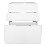 Тумба с раковиной Azario Эстима 70 CS00094594 цвет Белый глянцевый-1