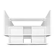 Тумба с раковиной Azario Эстима 70 CS00094594 цвет Белый глянцевый-3