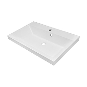 Тумба с раковиной Azario Эстима 70 CS00094594 цвет Белый глянцевый-5