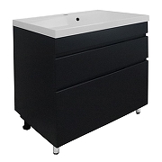 Тумба с раковиной Azario Эстима 70 CS00094595 цвет Графит