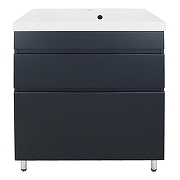 Тумба с раковиной Azario Эстима 70 CS00094595 цвет Графит-2