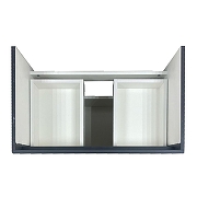 Тумба с раковиной Azario Эстима 70 CS00094595 цвет Графит-3