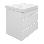 Тумба с раковиной Azario Эстима 50 CS00094637 подвесная цвет Белый