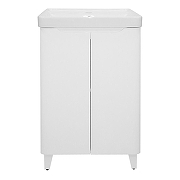 Тумба с раковиной Azario Lotos 50 CS00094663 цвет Белый глянцевый