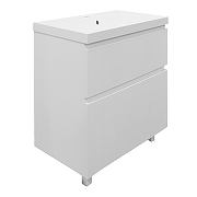 Тумба с раковиной Azario Viola 80 CS00097140 цвет Белый матовый