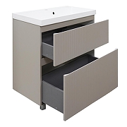 Тумба с раковиной Azario Viola 80 CS00097141 цвет Бежевый-1