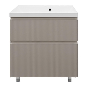 Тумба с раковиной Azario Viola 80 CS00097141 цвет Бежевый-2