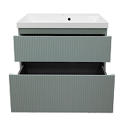 Тумба с раковиной Azario Viola 80 CS00097142 подвесная цвет Фисташковый-3