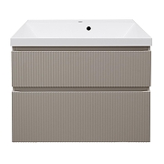 Тумба с раковиной Azario Viola 80 CS00097144 подвесная цвет Бежевый-2